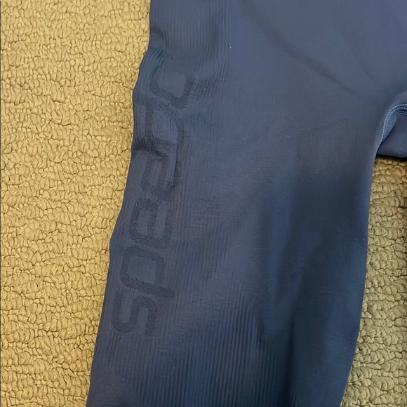 Navy Blue Leggings Speedo size medium - Picture 6 of 8